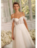 Ivory Pearl Beaded Tulle Fabulous Wedding Dress Ivory Pearl Beaded Tulle Fabulous Wedding Dress